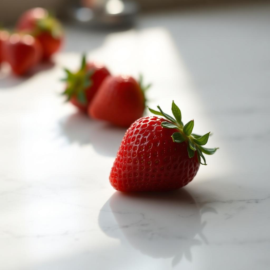 1024x1024 strawberry rendered as a default JPEG, ~54 KB